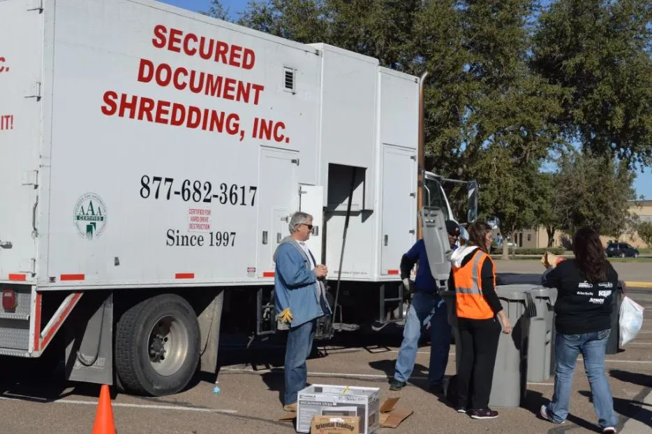 Secured Document Shredding, Inc. shred truck