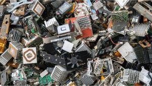 old electronic parts