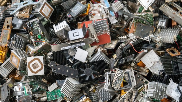 old electronic parts