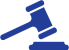 Blue gavel icon Blue gavel icon