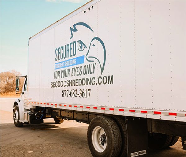 Secured Document Shredding shred truck